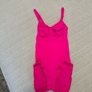 SKIMS Vibrant Pink Bodysuit